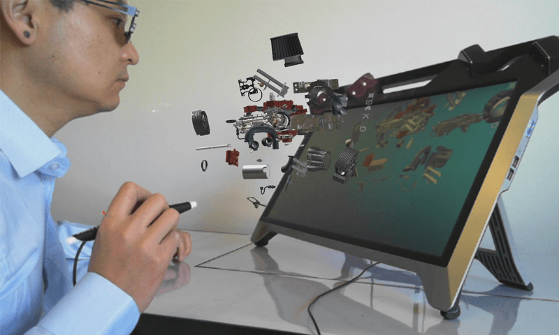 桌面级VR系统在机械行业的应用